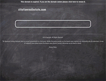 Tablet Screenshot of citationrealestate.com